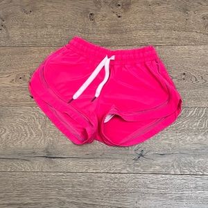 Lululemon Make a Move shorts, Bloom Juice (pink), size 4